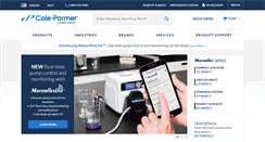 Desktop Screenshot of masterflex.com